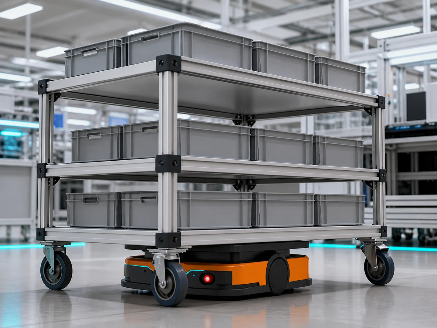 LMR latent mobile robot in operation
