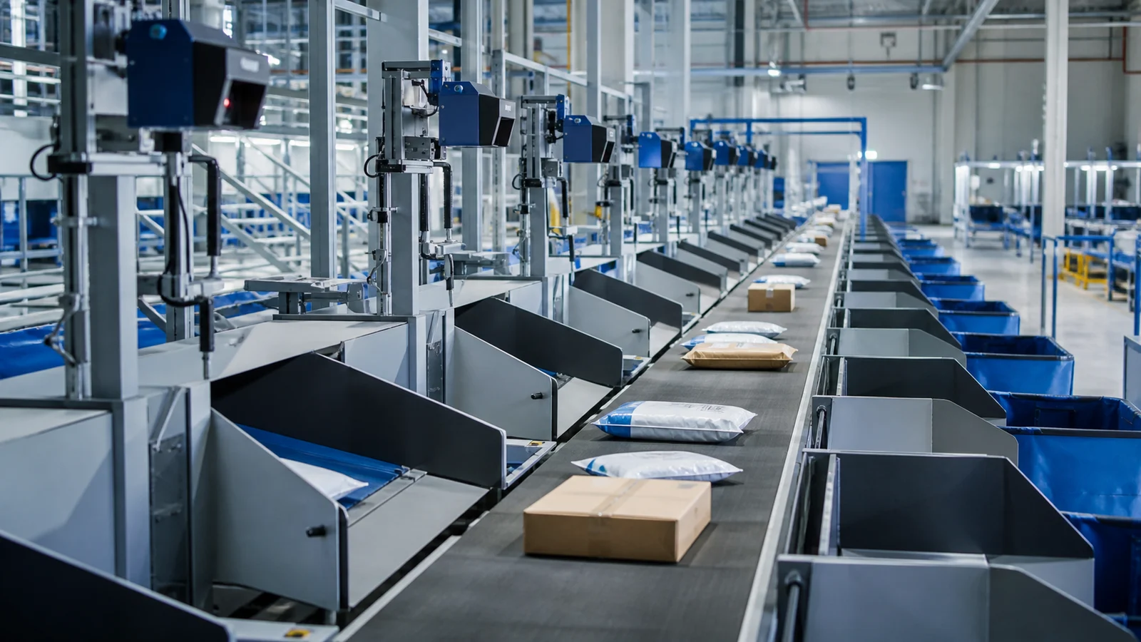 Intelligent conveyor sorting line