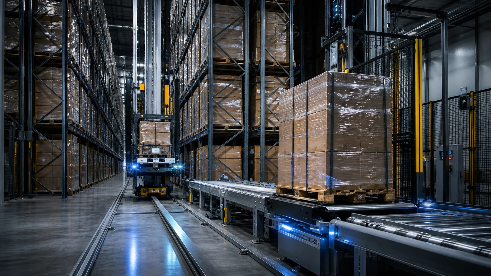 Automatic Vertical Pallet Storage System (AS/RS) solution