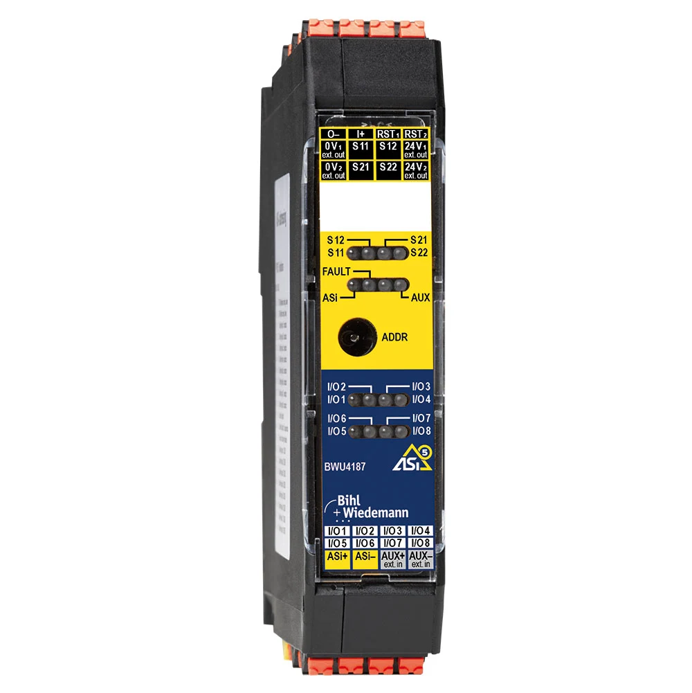 Bihl+Wiedemann BWU4187 IP20 ASi-5 Safety Input Module