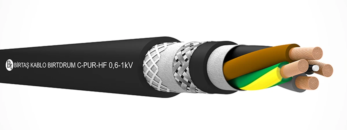 Birtaş Kablo BIRTDRUM C-PUR-HF shielded reel cable