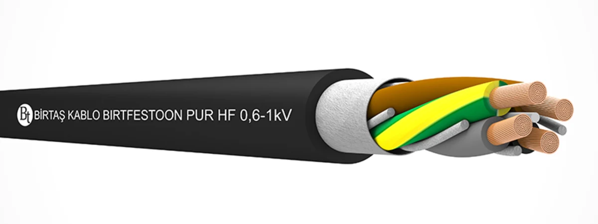 Birtaş Kablo BIRTFESTOON PUR-HF: Power and control cables for cranes