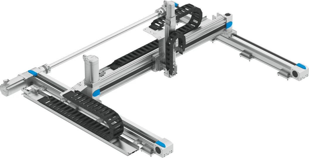 The official product image of the Festo YXCR three-dimensional gantry handling system