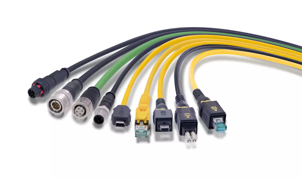 HARTING – Pre-configured system cables for power, signal, and data transmission