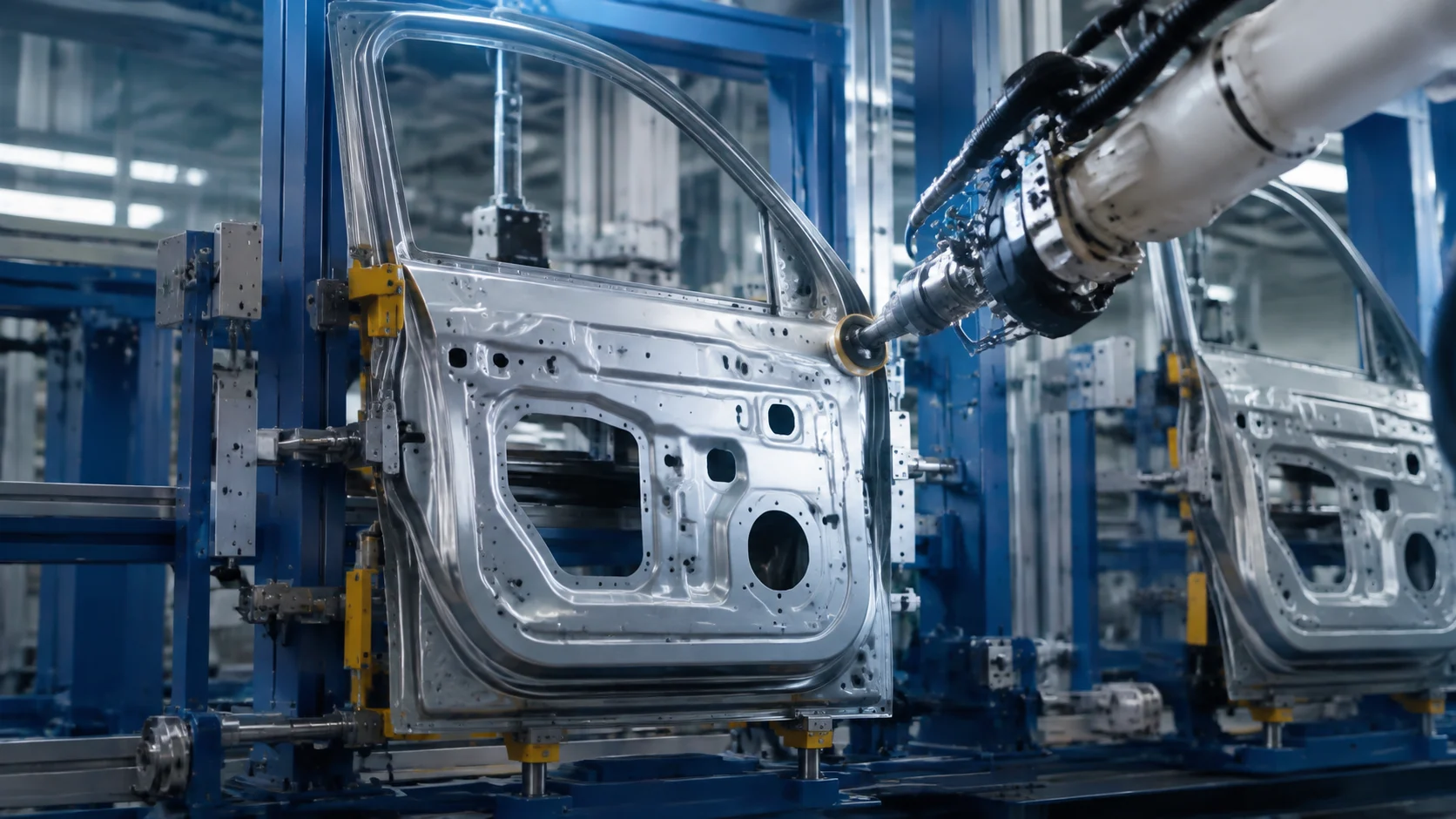 Kapı Robotik Hatları: İç Panelden Geometrik Kontrole