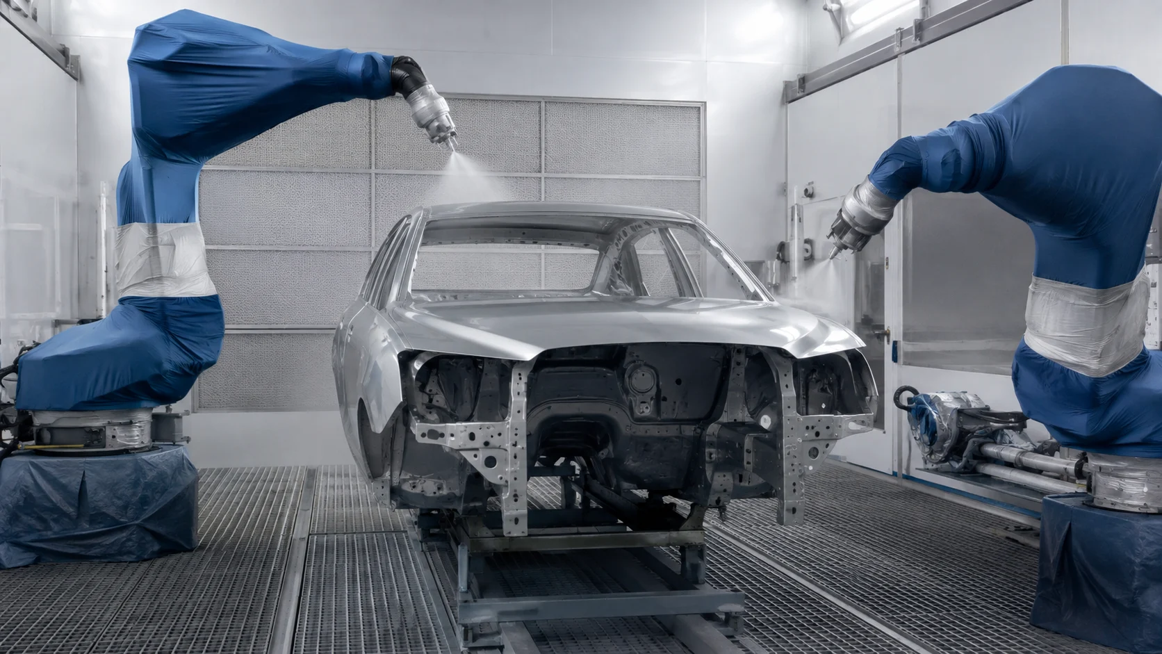 Dry and Wet Paint Booths: Separation Systems and Automation