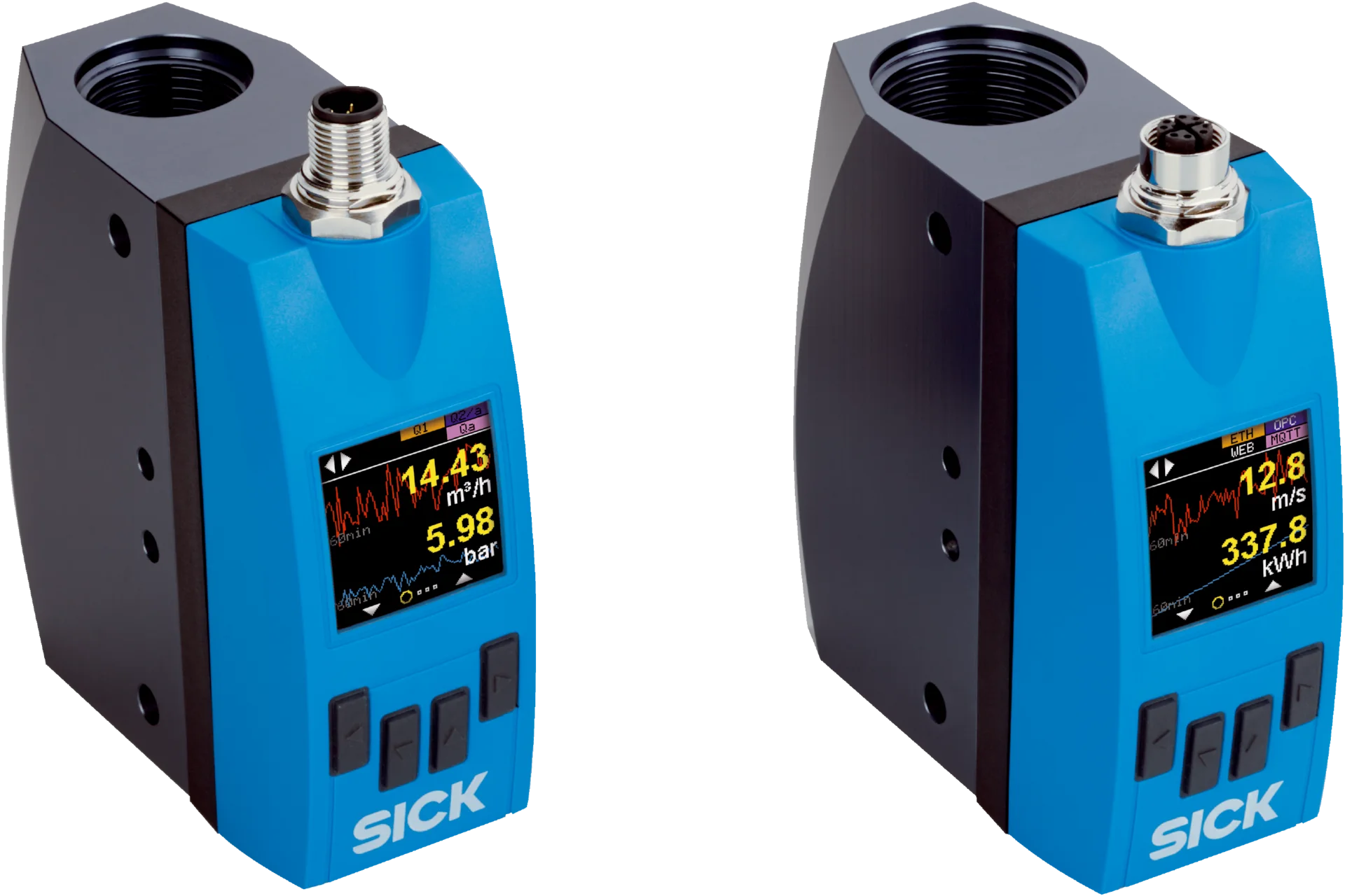 SICK FTMg compressed-air and gas flow sensor family