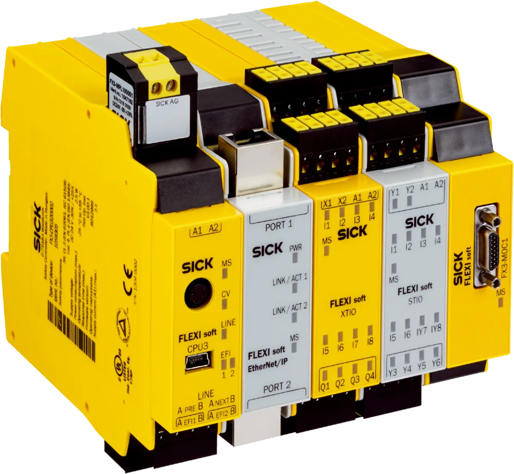 SICK Flexi Soft modular safety controllers and expansion modules