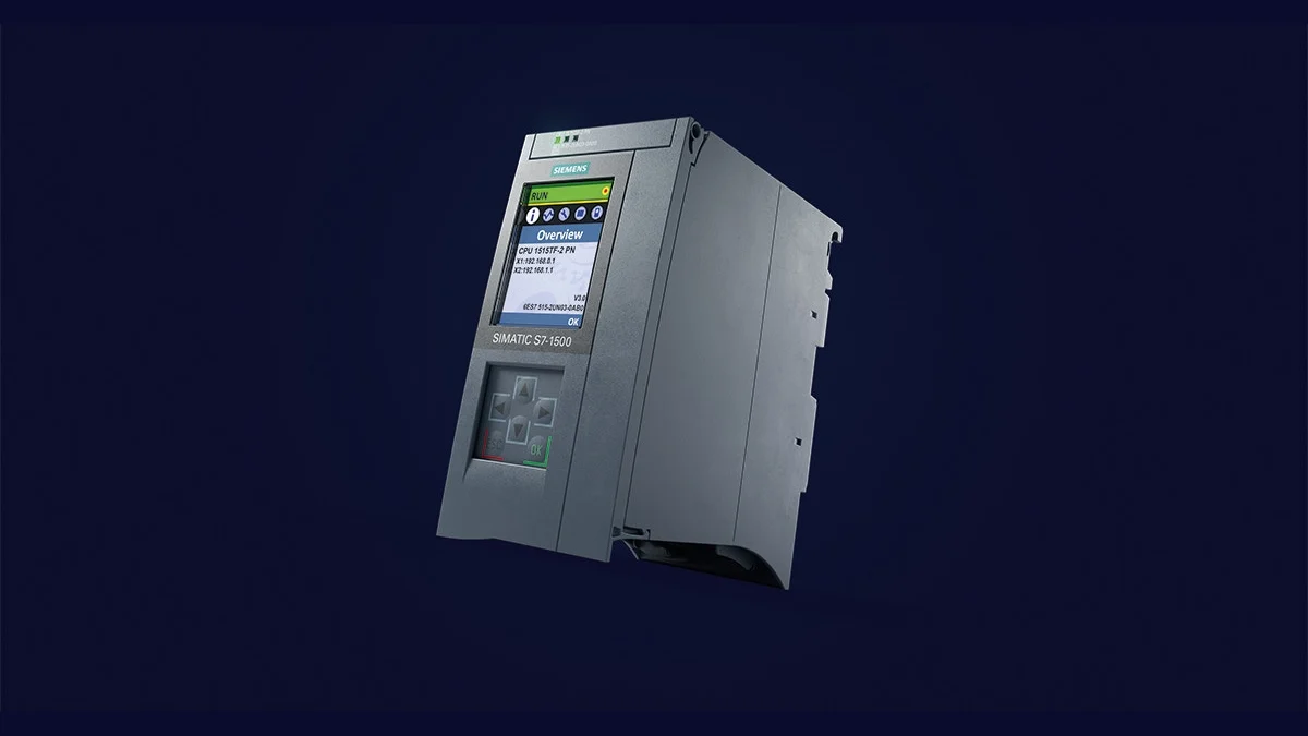 Siemens SIMATIC S7-1500 gelişmiş otomasyon kontrolörünün resmî ürün görseli