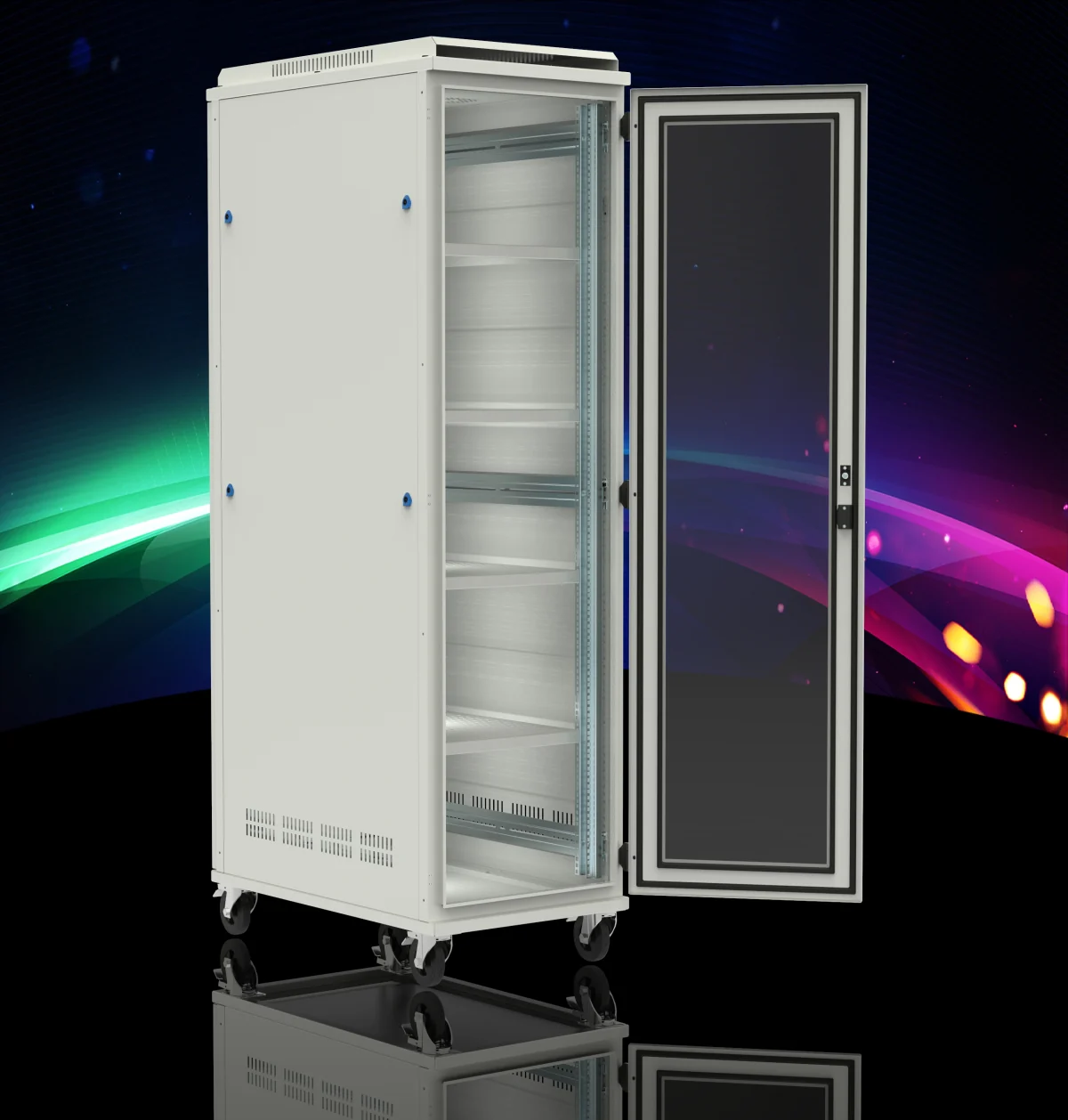 Tempa Pano ER Eko Rack: 19-inch stand-alone electronic system cabinet
