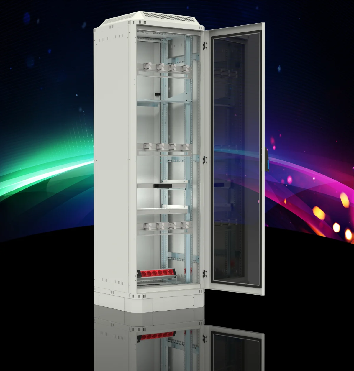 Tempa Pano PEC Prime Line: 19-inch stand-alone electronic system cabinet
