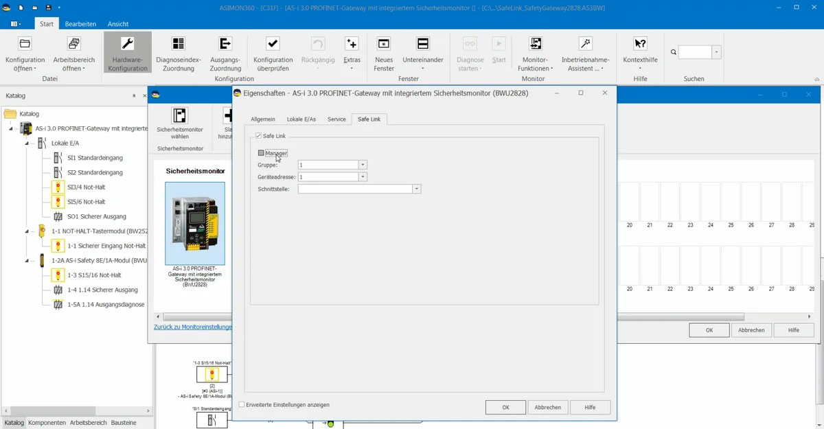 ASIMON 360 AS-i Standart ve Safety Devreye Alma